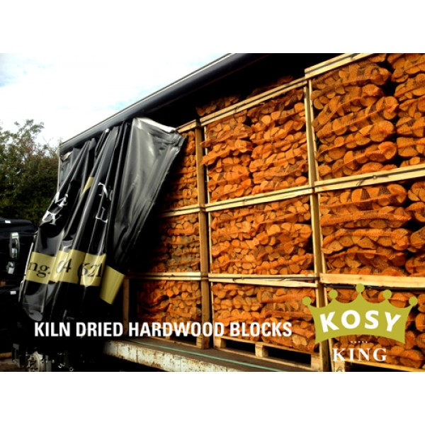 Kiln Dried Hardwood Logs (32 x 21L Bags) Kosy King Strata Ireland